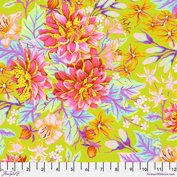 Untamed 25cm PWTP234 Moonbeam Hello Dahlia - Tula Pink