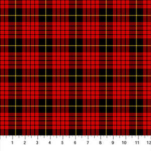 Totally Tartan 25cm Wallace Red Multi