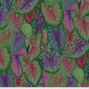 August 2021 25cm PWPJ108 Dark Caladiums - Kaffe Fassett